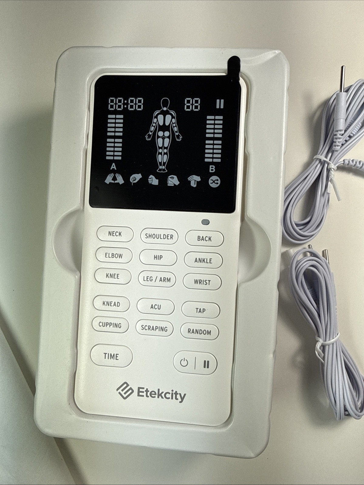 ETEKCITY TENS Unit Muscle Stimulator Machine for Pain Relief ETU-134