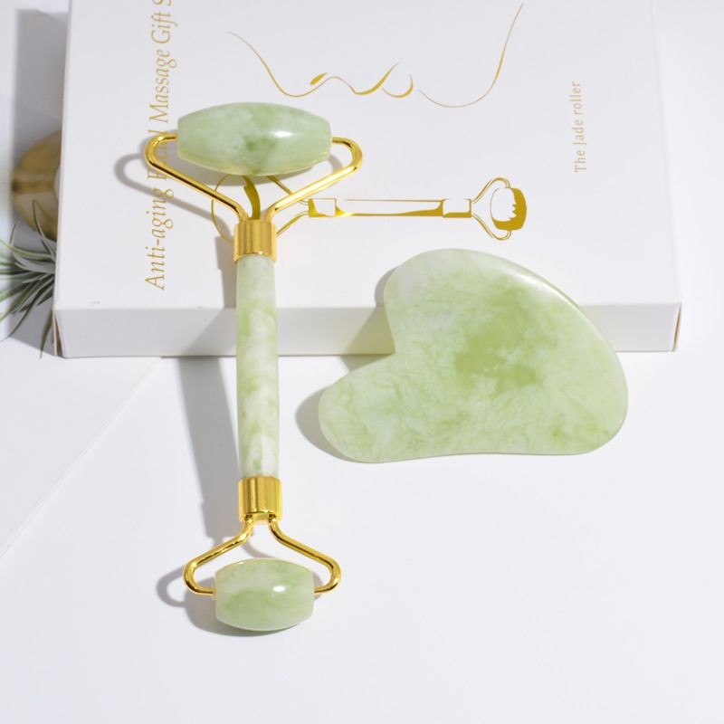Premium JadeRoller and Gua Sha Gift Box-Facial Massager for Skin Care