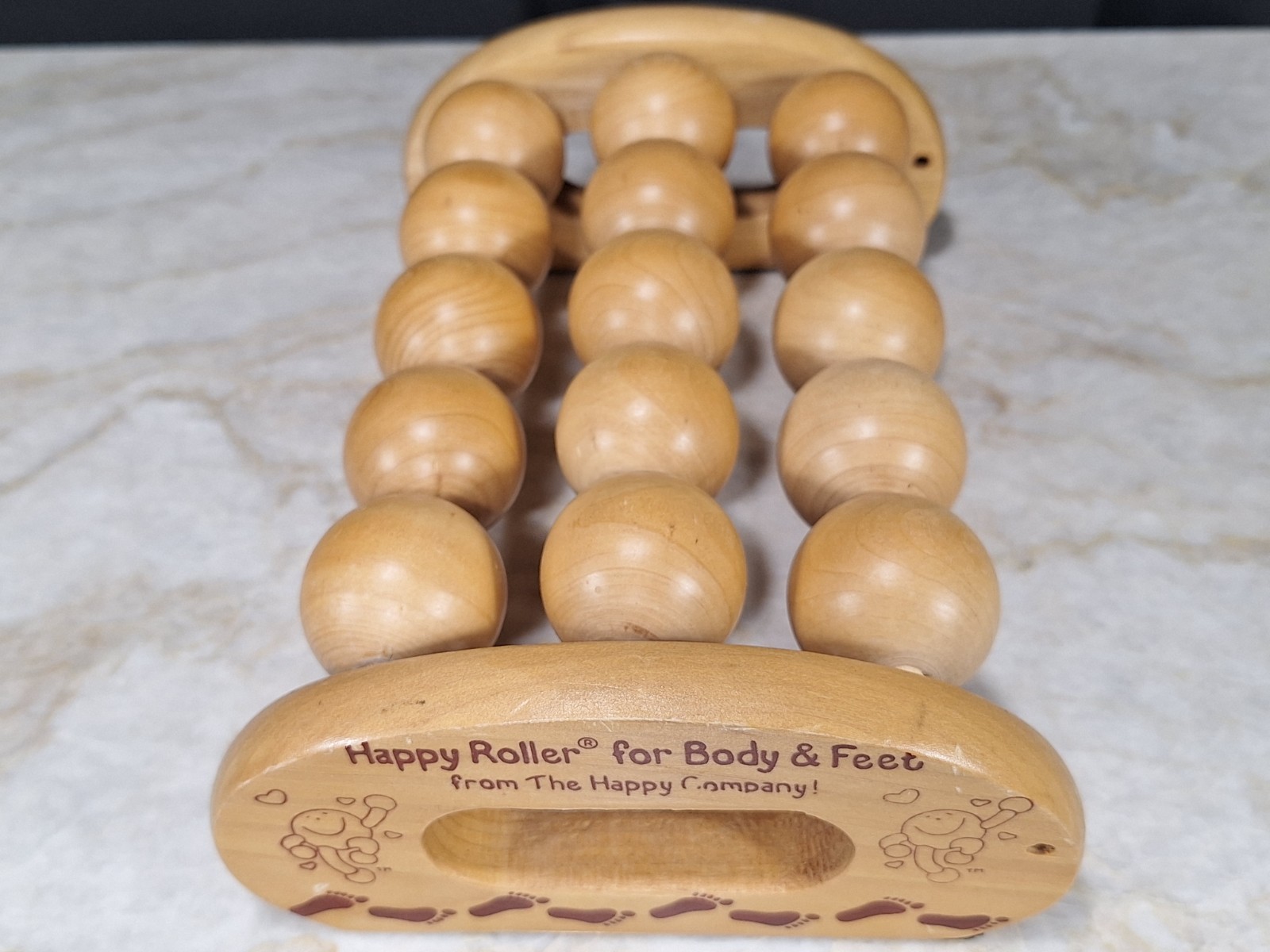 Happy Roller For Body & Feet Happy Company Health Rolling Muscles Wooden