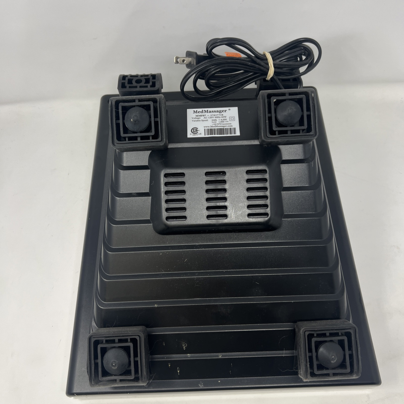 MedMassager 11 Speed Therapeutic Foot Massager Med MMF07 Tested Working
