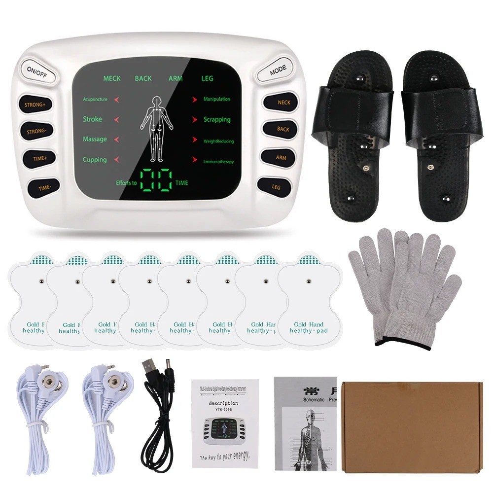 Electric Pulse Massager TENS Unit Muscle Stimulator Therapy Pain Relief