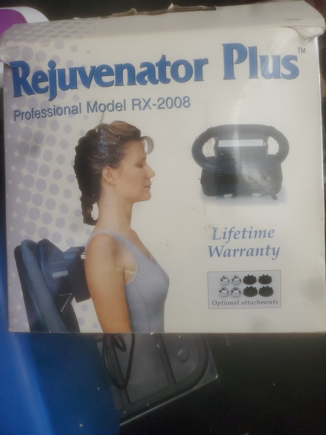 Rejuvenator Plus RX-2008 Professional Therapeutic Massager w/Attachments