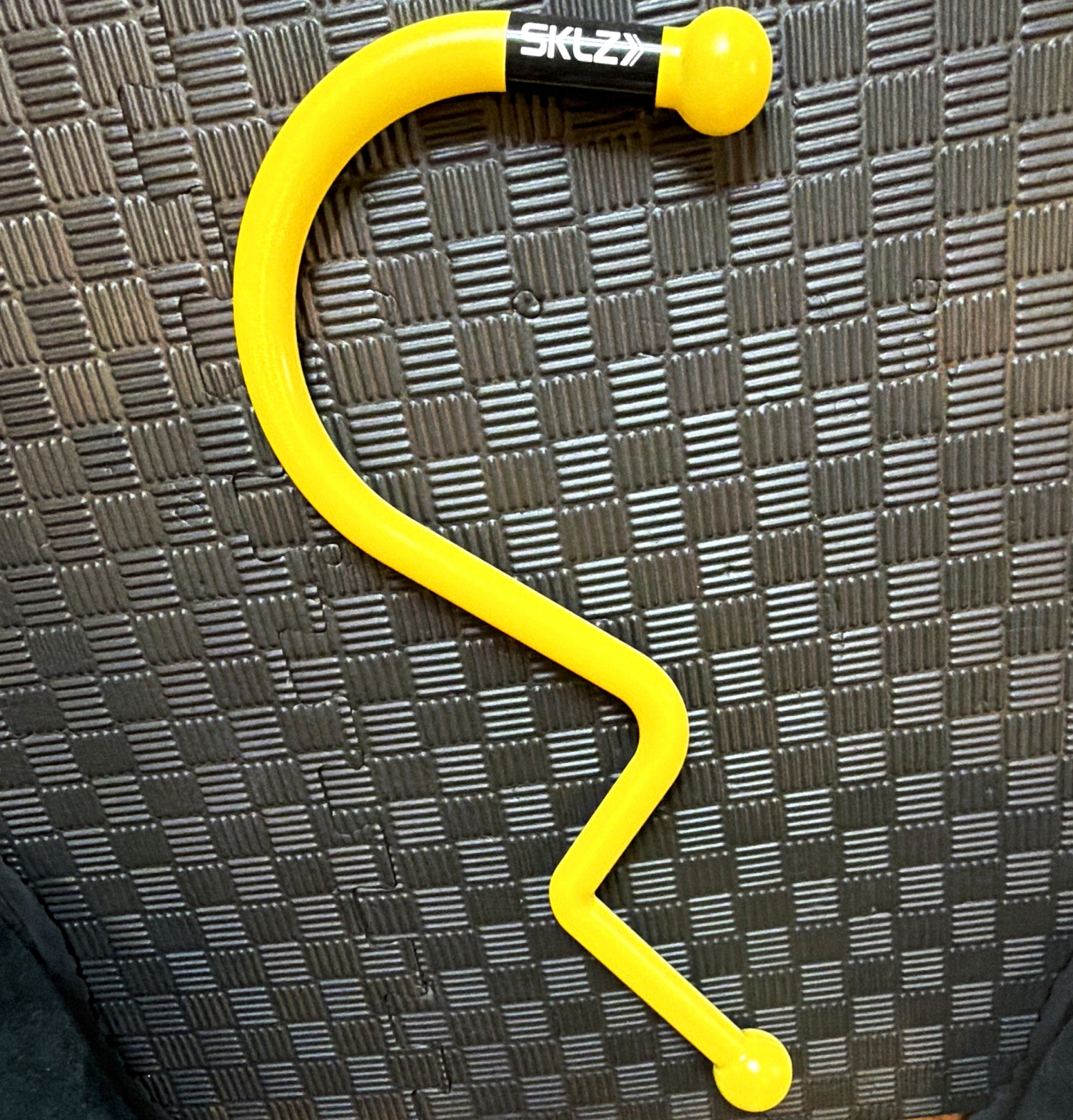 SKLZ Manual Handheld Trigger Point Massager 2-Head Plastic Yellow/Black