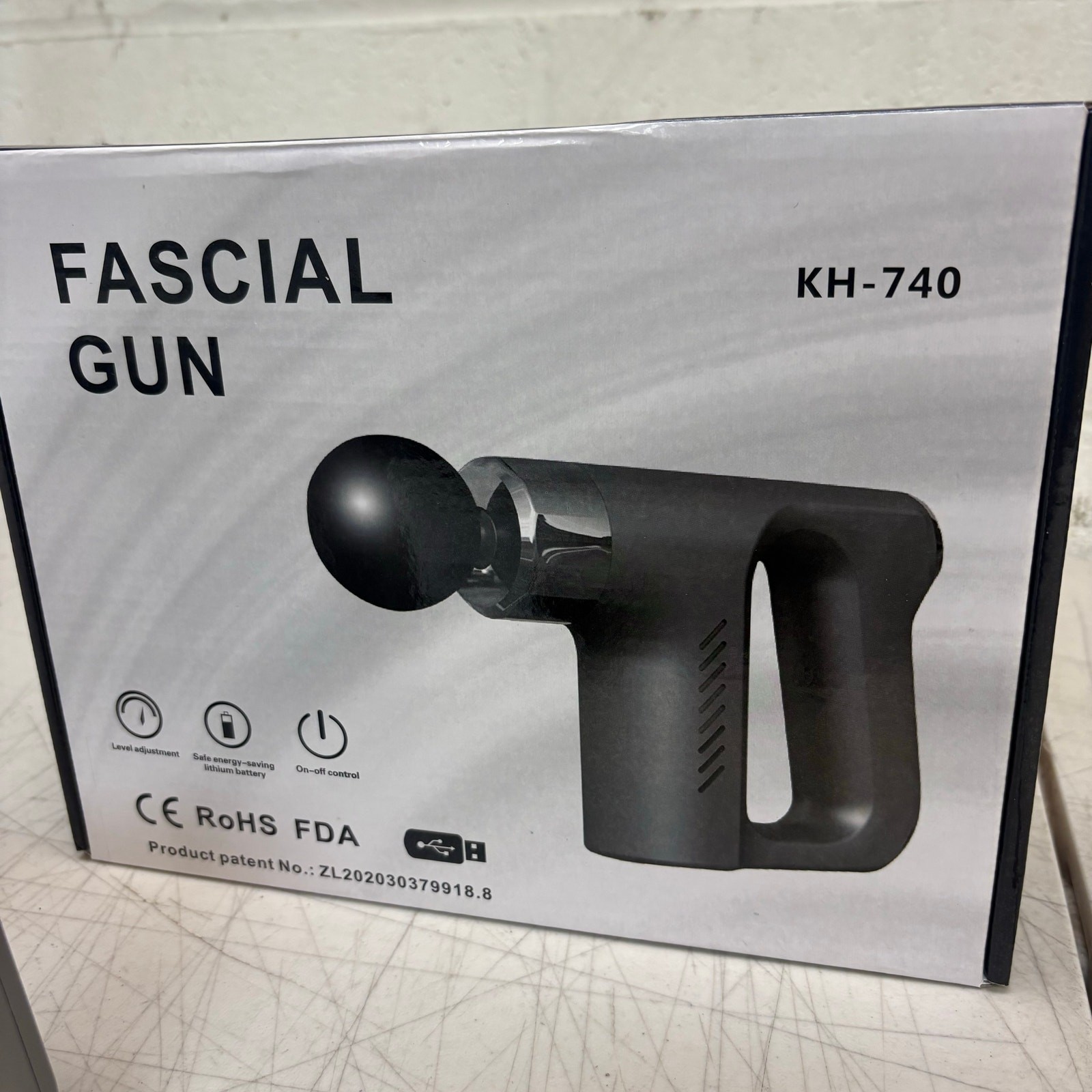 Compact Electric Massage Gun for Muscle Relaxation and Blood Flow Control KH-740