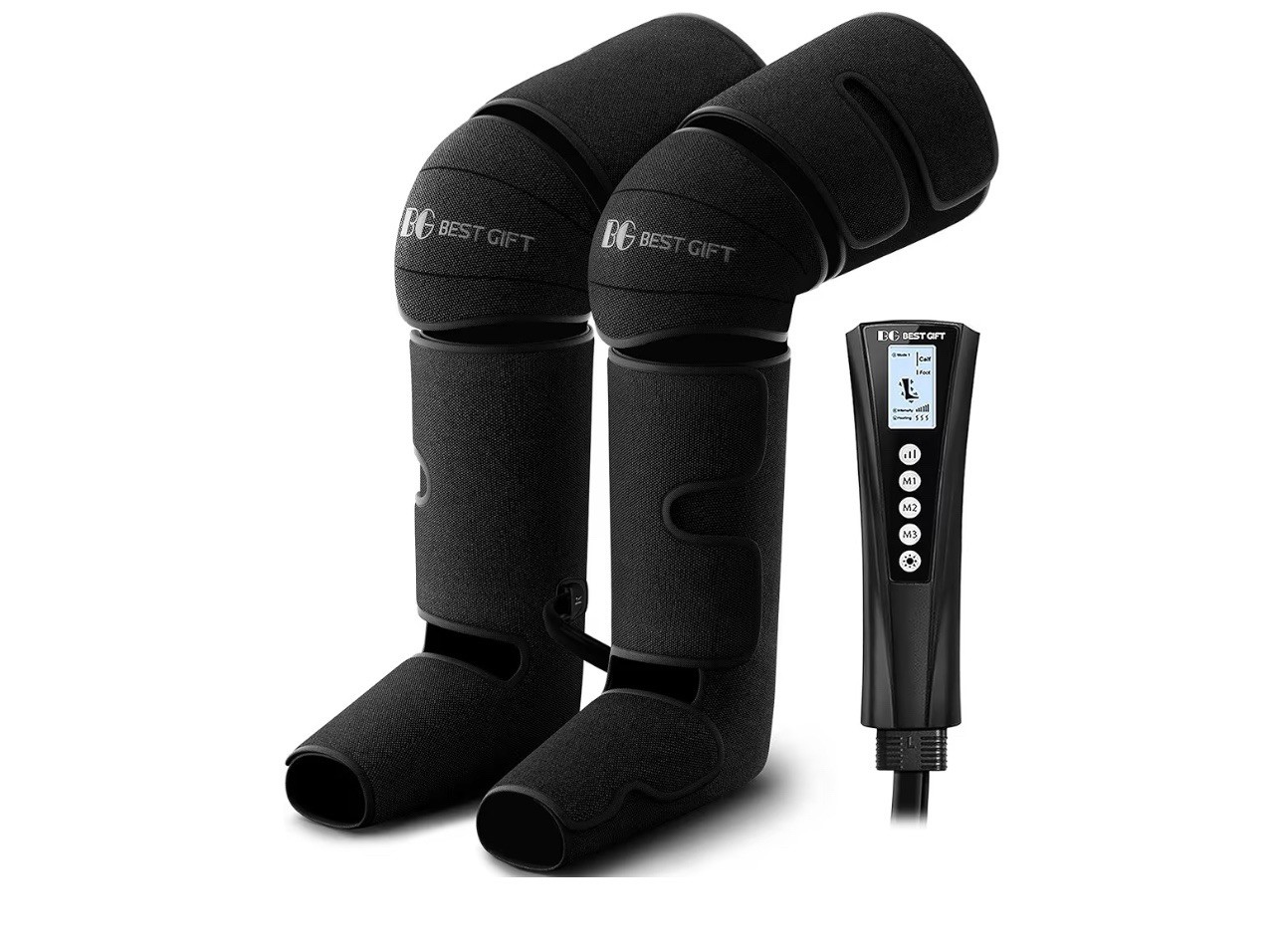 Air Massager Recovery Compression Boots – Black