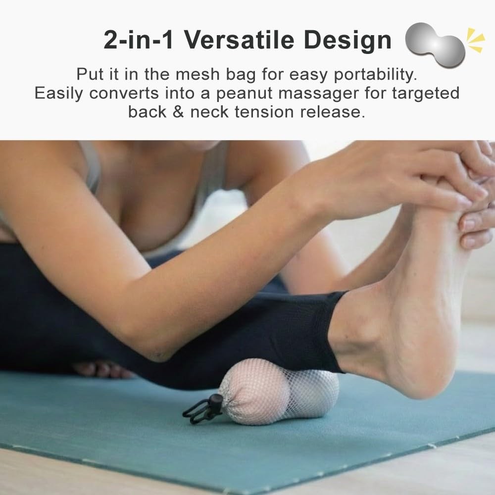 – Therapy Massage Balls (2-Pack), High-Density Fascia Balls for Targeted Musc…