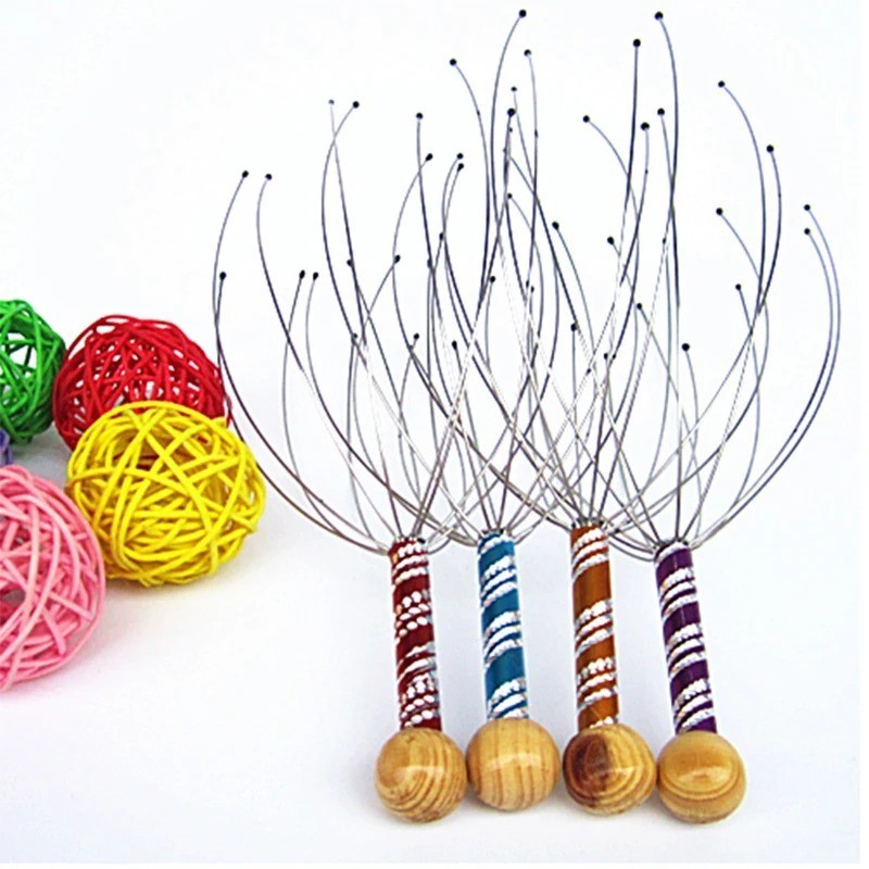 Octopus Head Massager Scratching Scalp Relaxation Relief Body Massager Scratcher