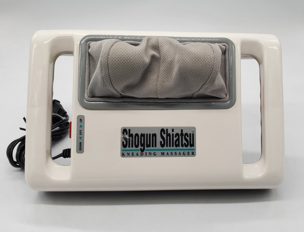Shogun Shiatsu Kneading Massager Model SM-444 Portable Massager Homedics