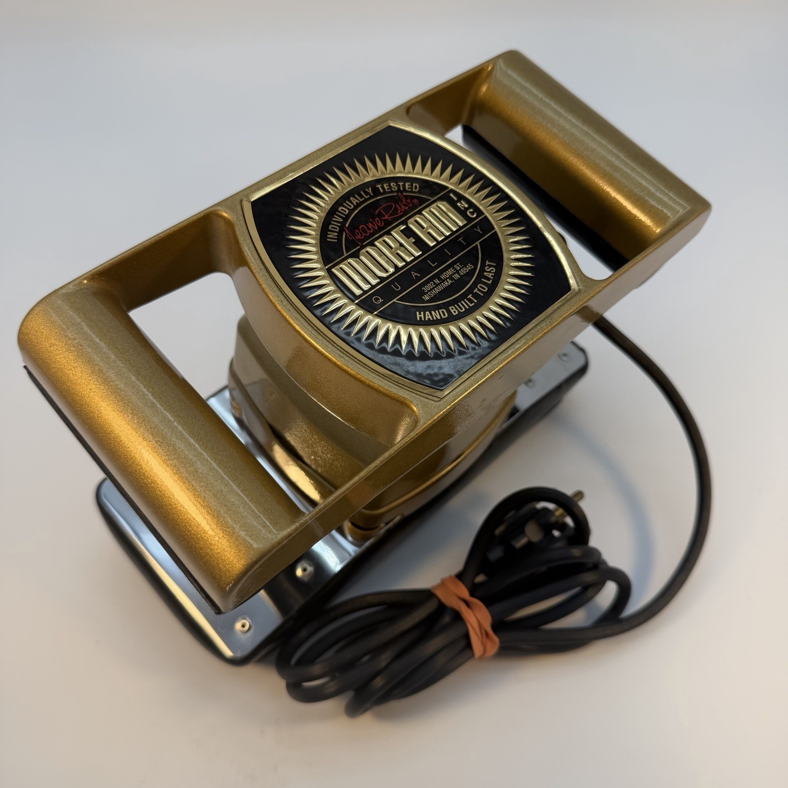 VTG Morfam Jeanie Rub Massager – Metallic Gold – Made in USA – Heavy Duty Works