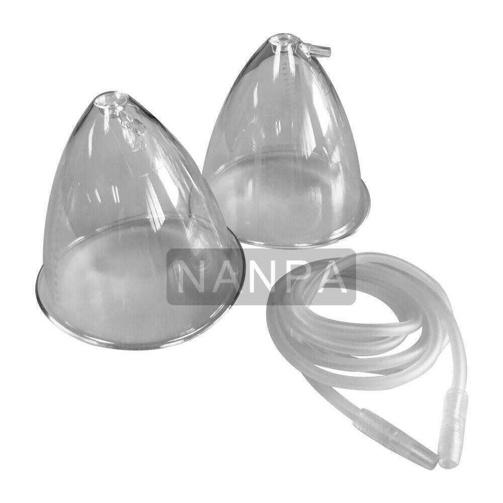 2pcs 90ml Breast Cups Replacement For Vacuum Therapy Breast Enhancement Machine