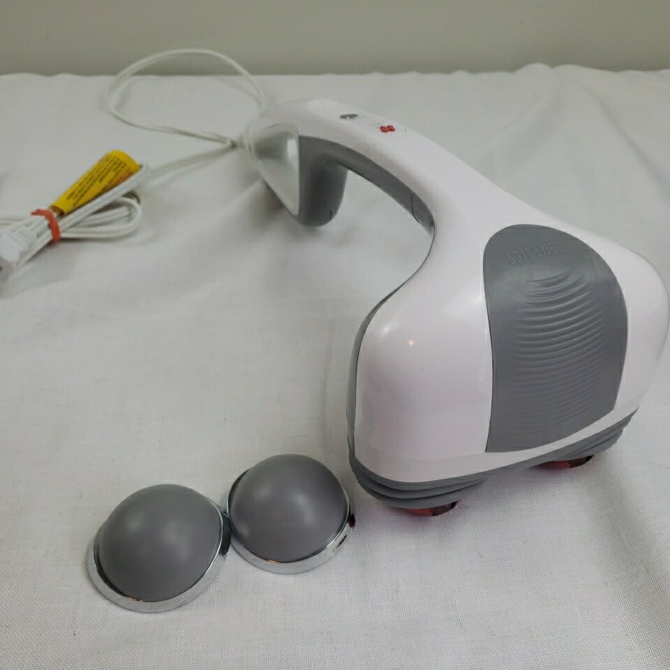 HoMedics Percussion Action Massager with Heat and Dual Pivoting Heads HHP-351H