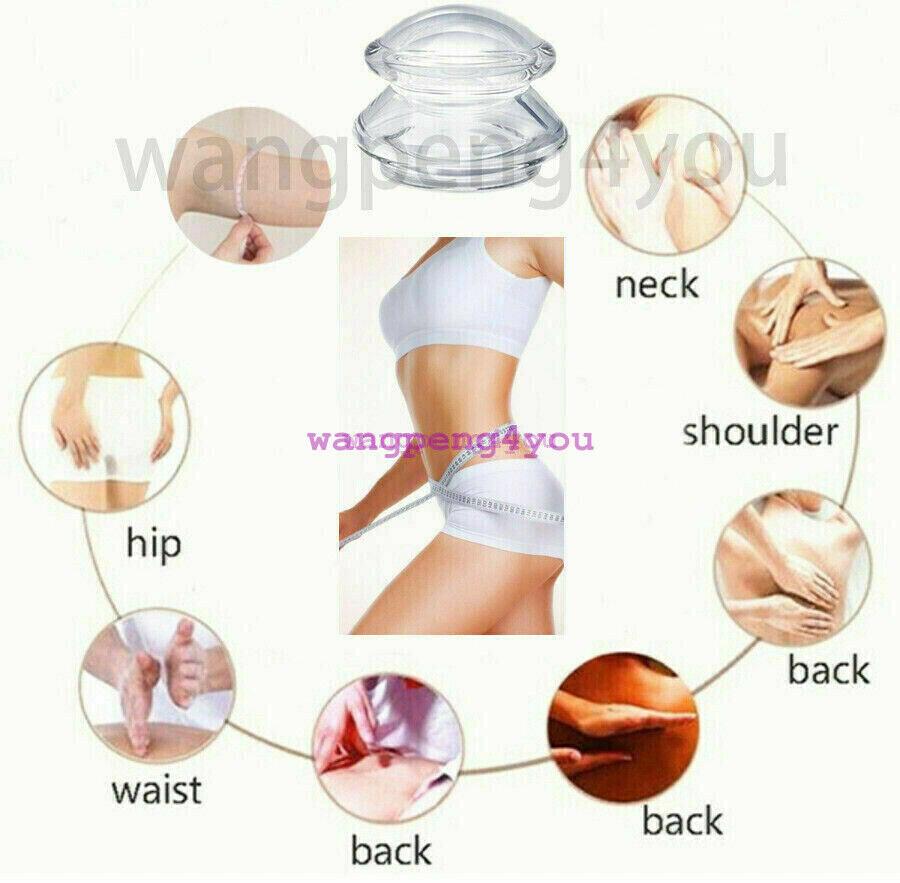 Advanced Chinese Silicone Massage Cups Cupping THERAPY Set Cupping Massage Jar