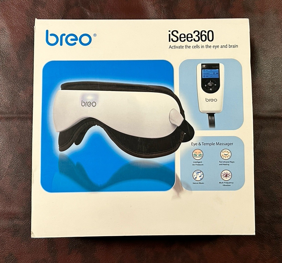 Breo iSee360 Eye and Temple Massager Device for Relaxation