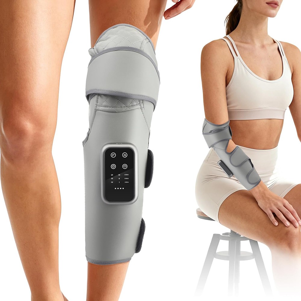 3 Modes Leg Massager Cordless Calf Air Compression Massager W/ Heat Pain Relief