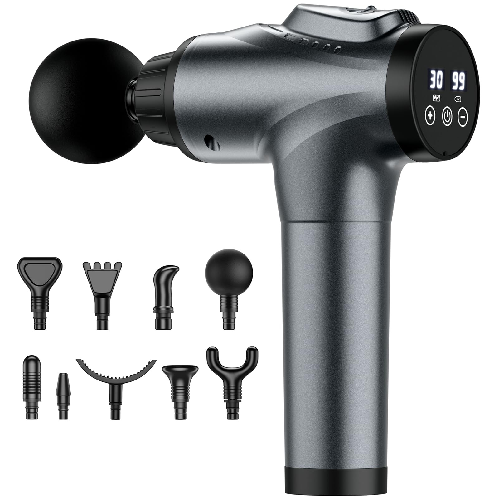 Massage Gun, Muscle Massage Gun for Athletes Handheld Electric Deep Tissue Ba…