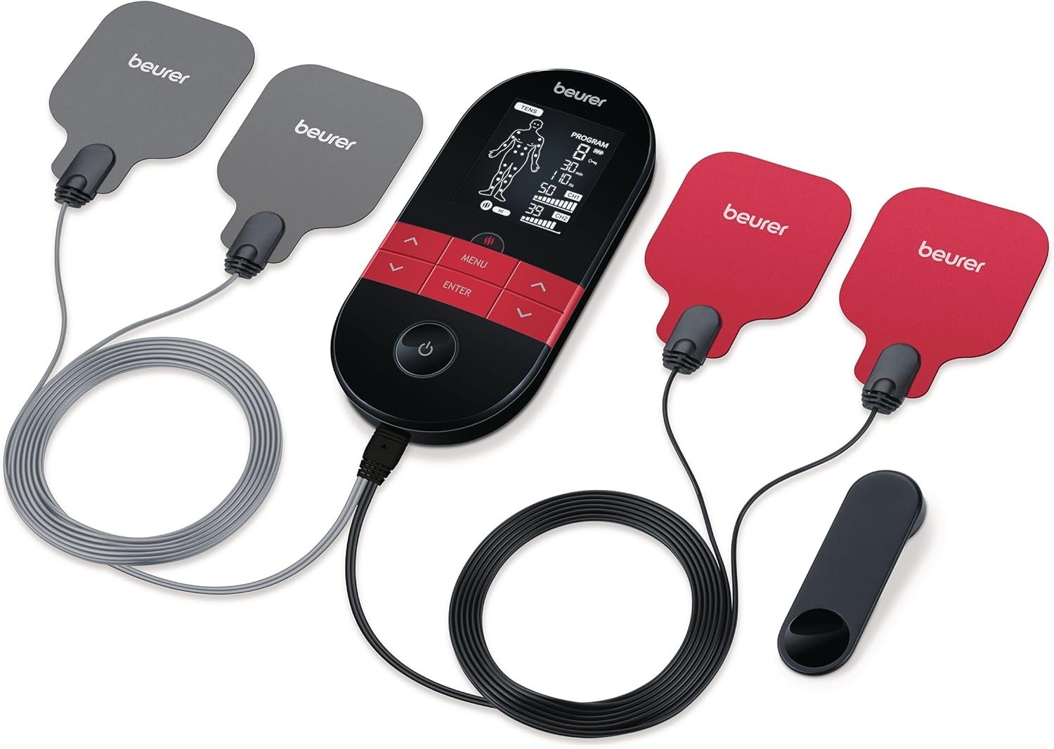 Beurer EM59 Digital 3-in-1 TENS EMS & Heat Therapy Device for Pain Relief