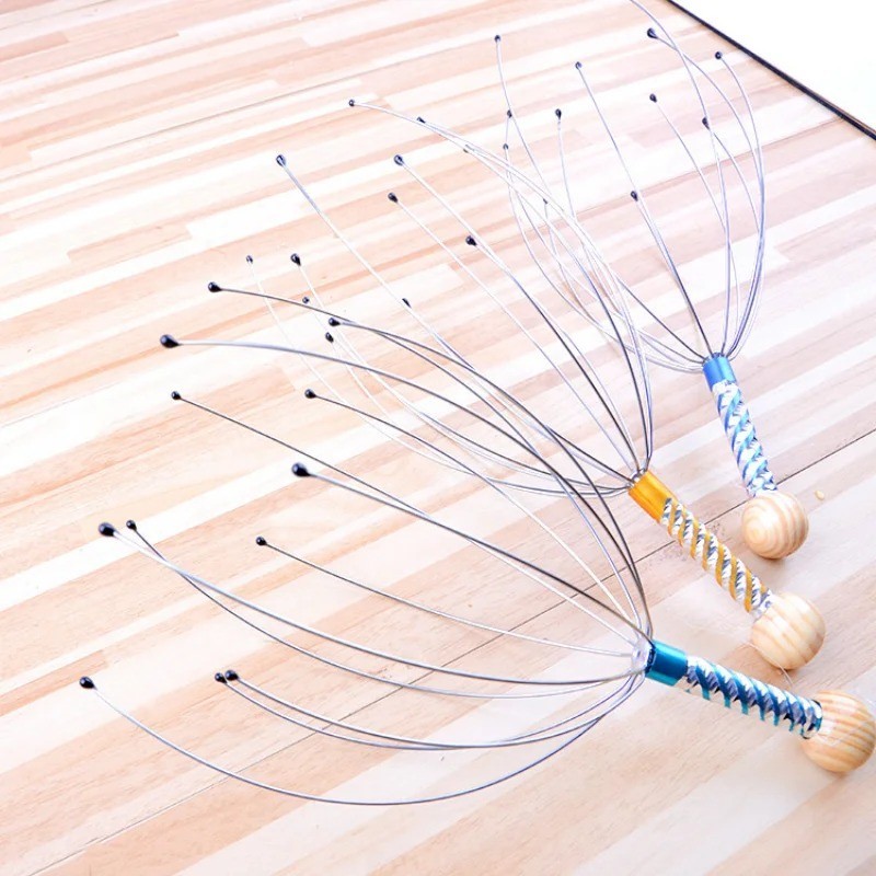 Octopus Head Massager Scratching Scalp Relaxation Relief Body Massager Scratcher