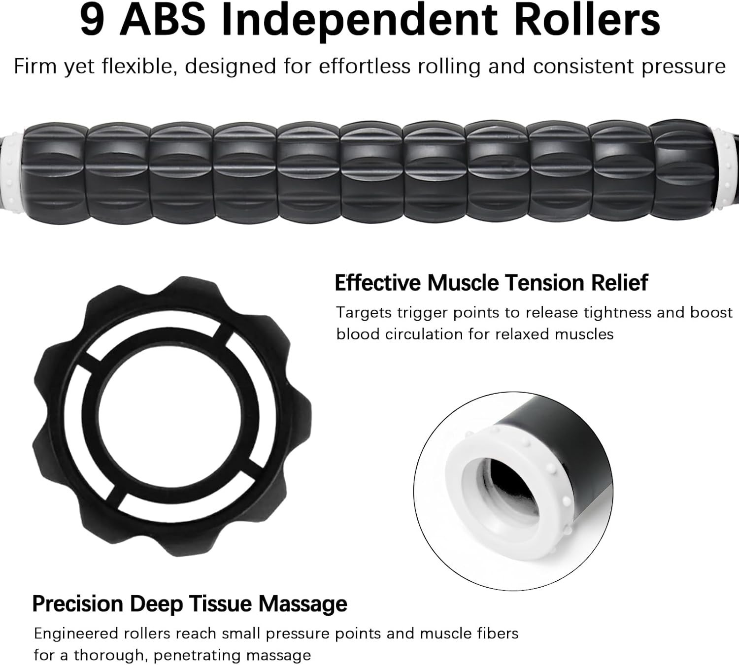 Professional Muscle Massage Roller – Deep Tissue Relief & Fascia Care Tool