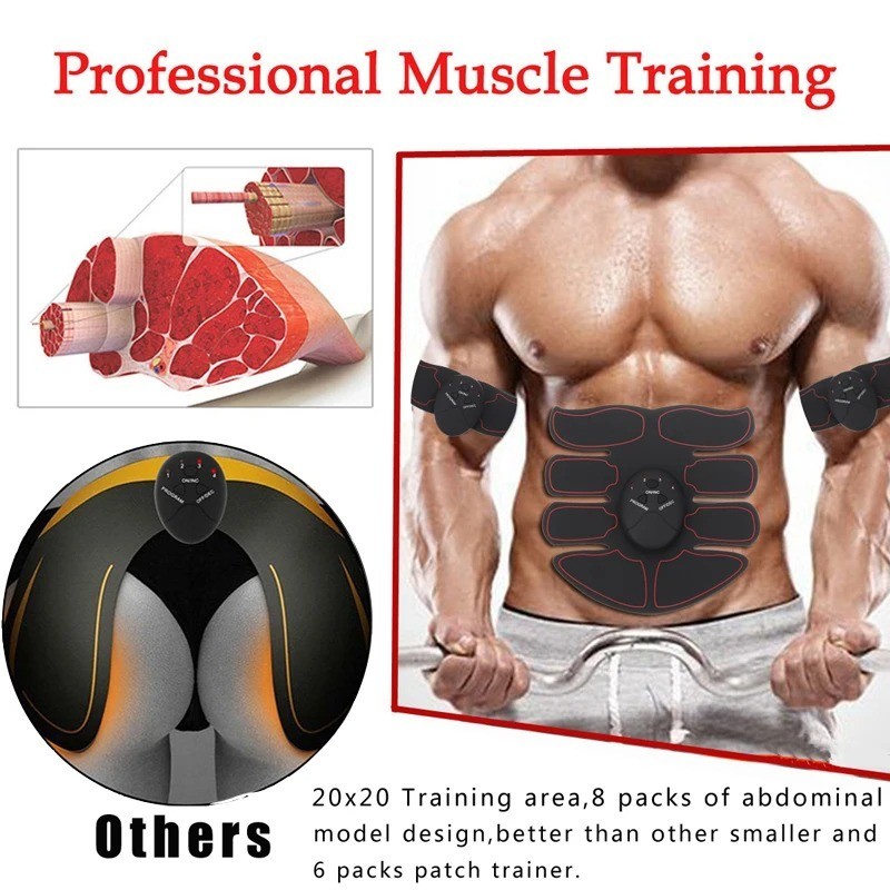 Electric Muscle Stimulator EMS Wireless Buttocks Hip Abs Body Slimming Massagers