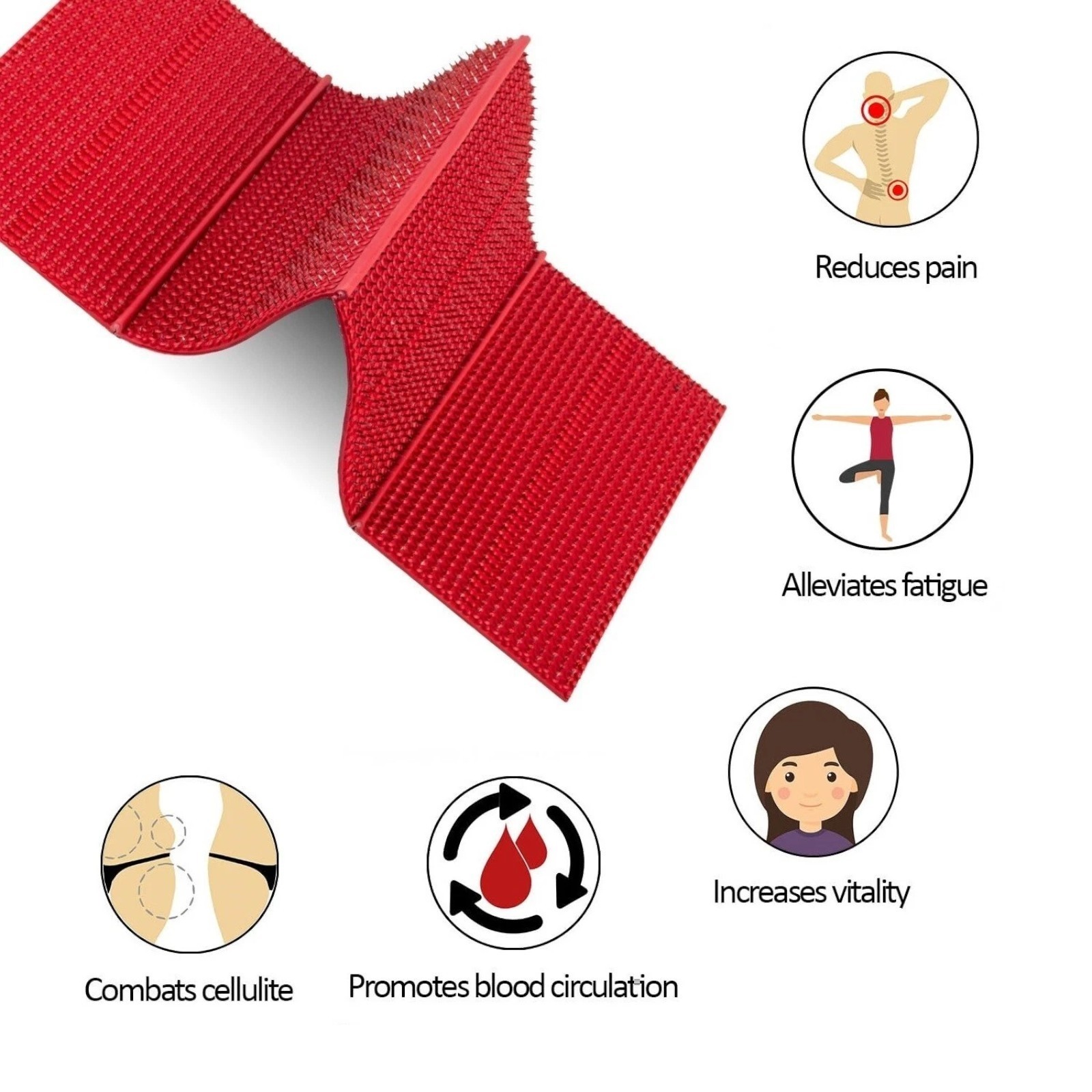 LYAPKO Acupressure Folding Mat Chance 6.2 mm | Needle Applicator Massager ЛЯПКО