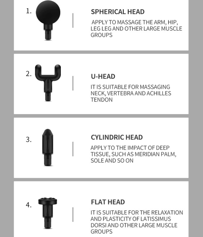 Massage Gun Massager LCD Percussion Muscle Therapy Deep Tissue Portable Light AU