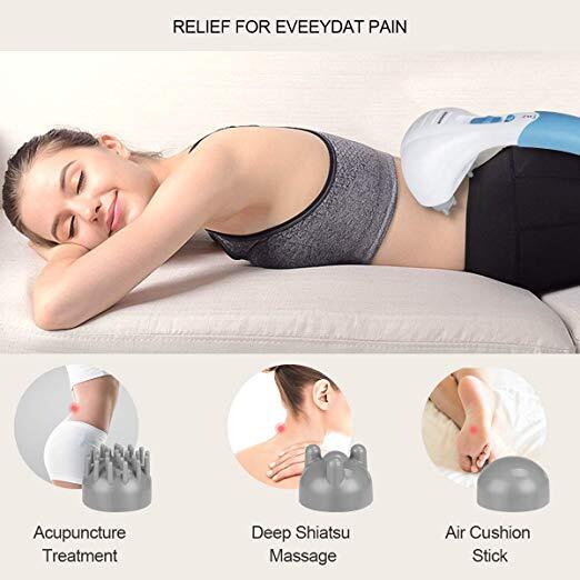 Handheld Back Massager Double Head Electric Full Body Massager Massage Hammer