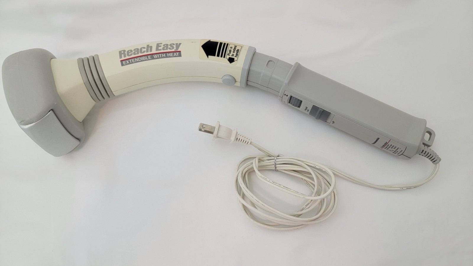 Panasonic Reach Easy Massager EV247 Extendible Heated Wand Corded Electric Works