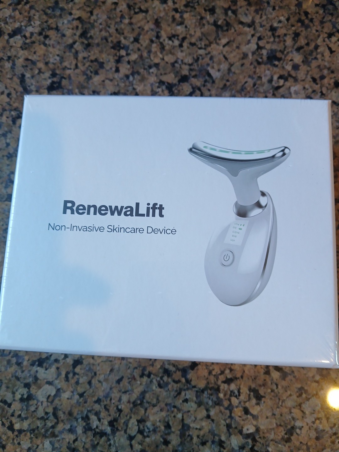 NIB RenewaLift Face & Neck Sculpting Handheld Device LED Microcurrent Skincare