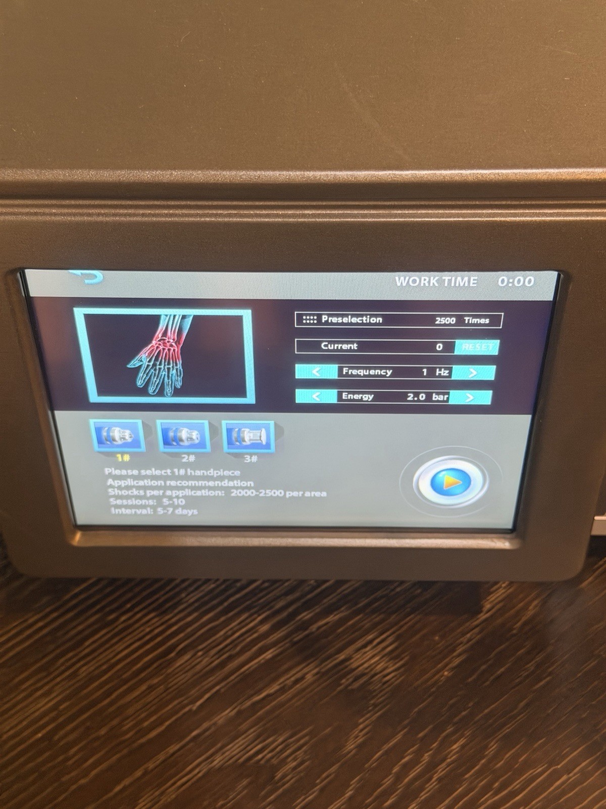 Shockwave Therapy Machine SW9-C Extracorporeal Pain Relief System w/ Handpiece