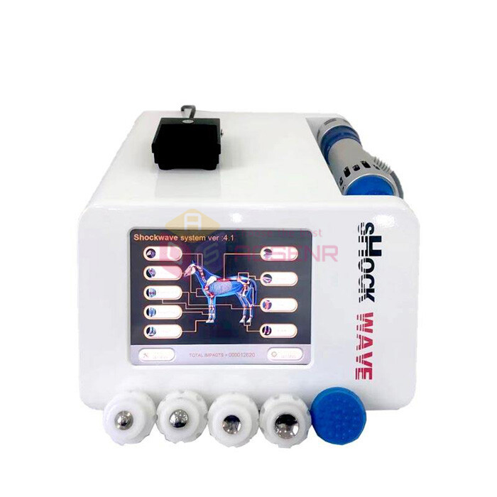 110V Portable Equine Veterinary Shock Wave Therapy Machine Pain Relief Device