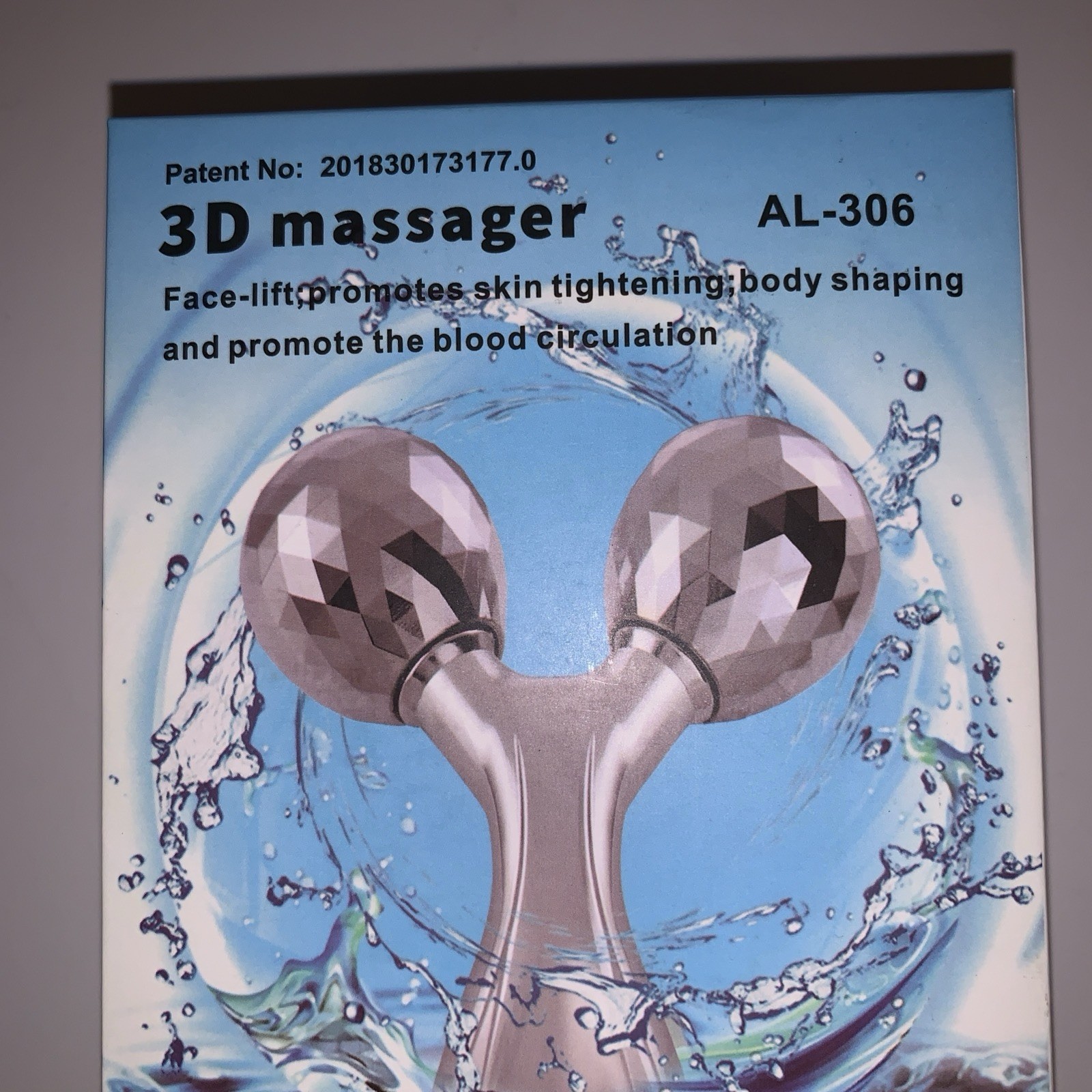 3D Roller Massager Facial Beauty Device for Muscle Lifting & Skin Care FREE SHIP