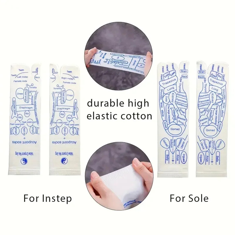 Acupressure Foot Massage Socks Reflexology Pressure Point Foot Care Tool