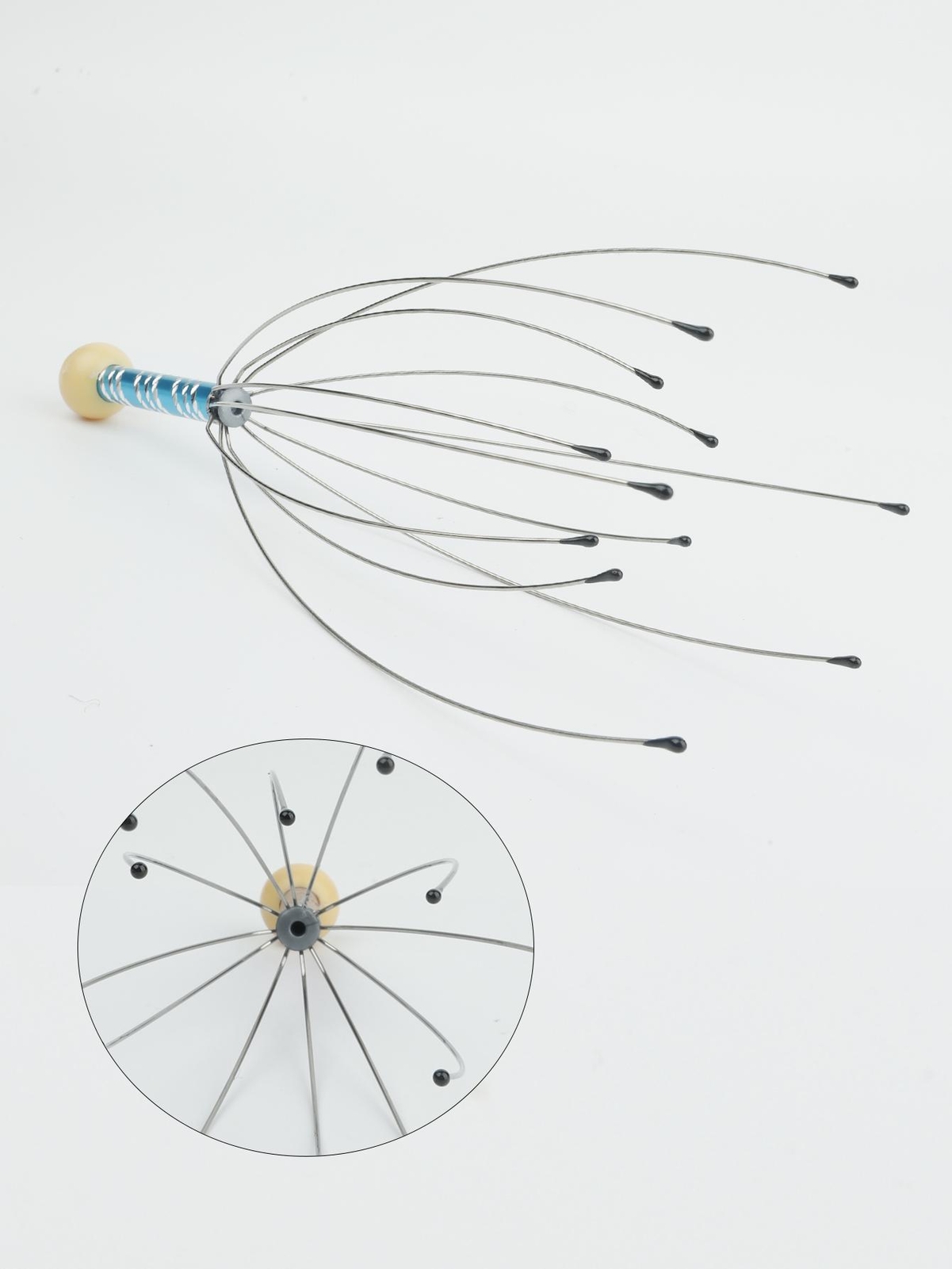 1PCS Head Massager Scratcher Neck Massage Scalp Relax Calm Stress Relief Octopus