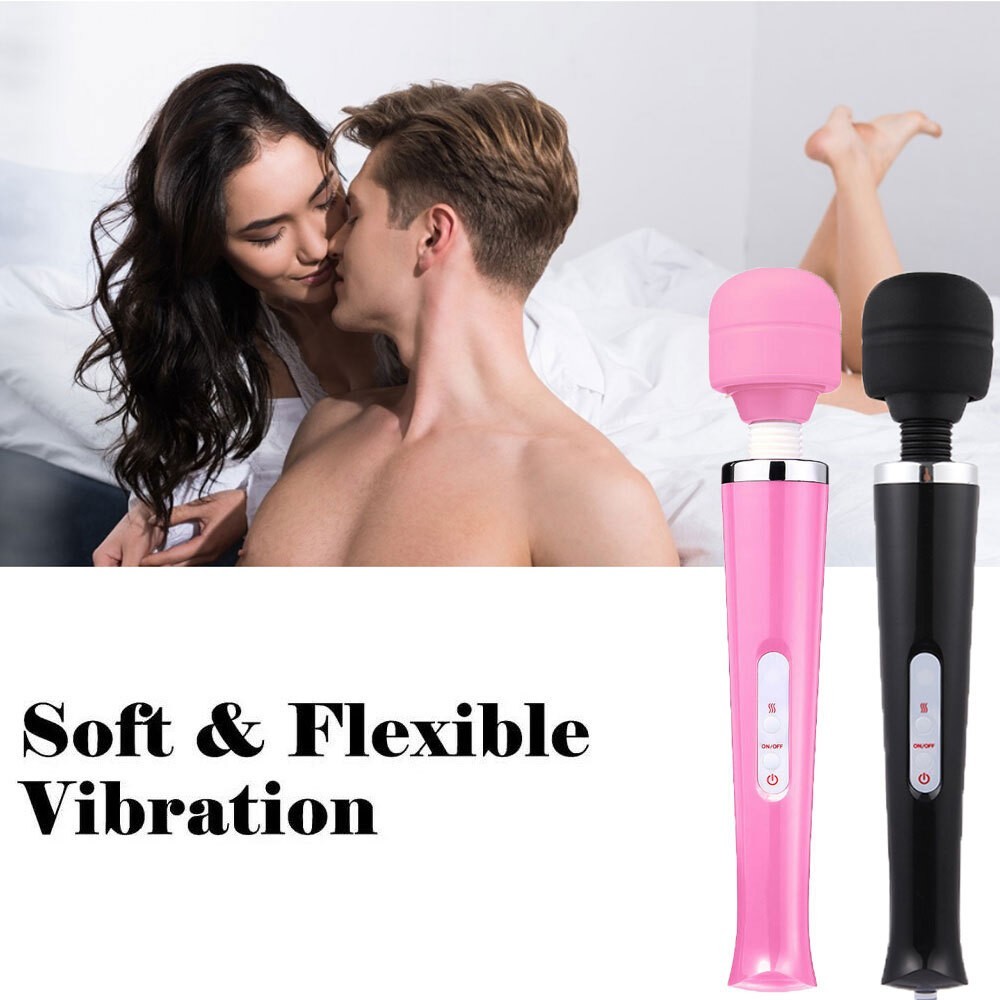 Handheld Massager 20 Speed Wand Vibrating Massage Magic Full Body Therapy
