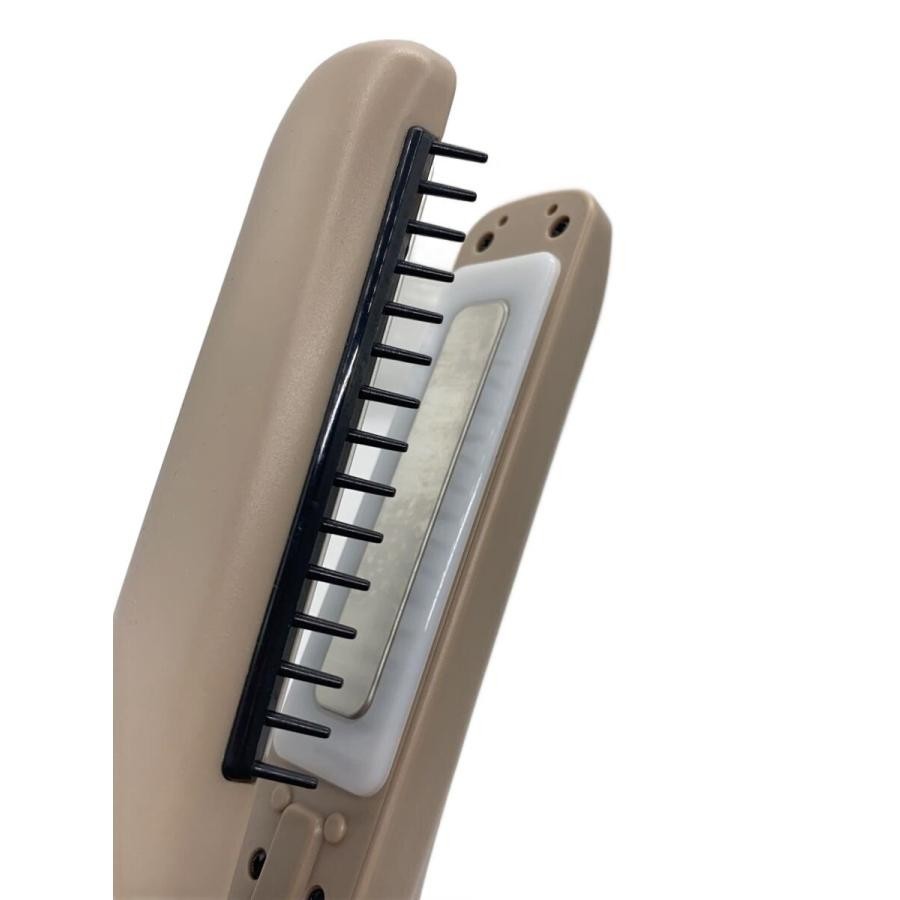 YA-MAN HC-21G Shine Pro Ultrasonic Hair Treatment Iron Device Greige Cordless