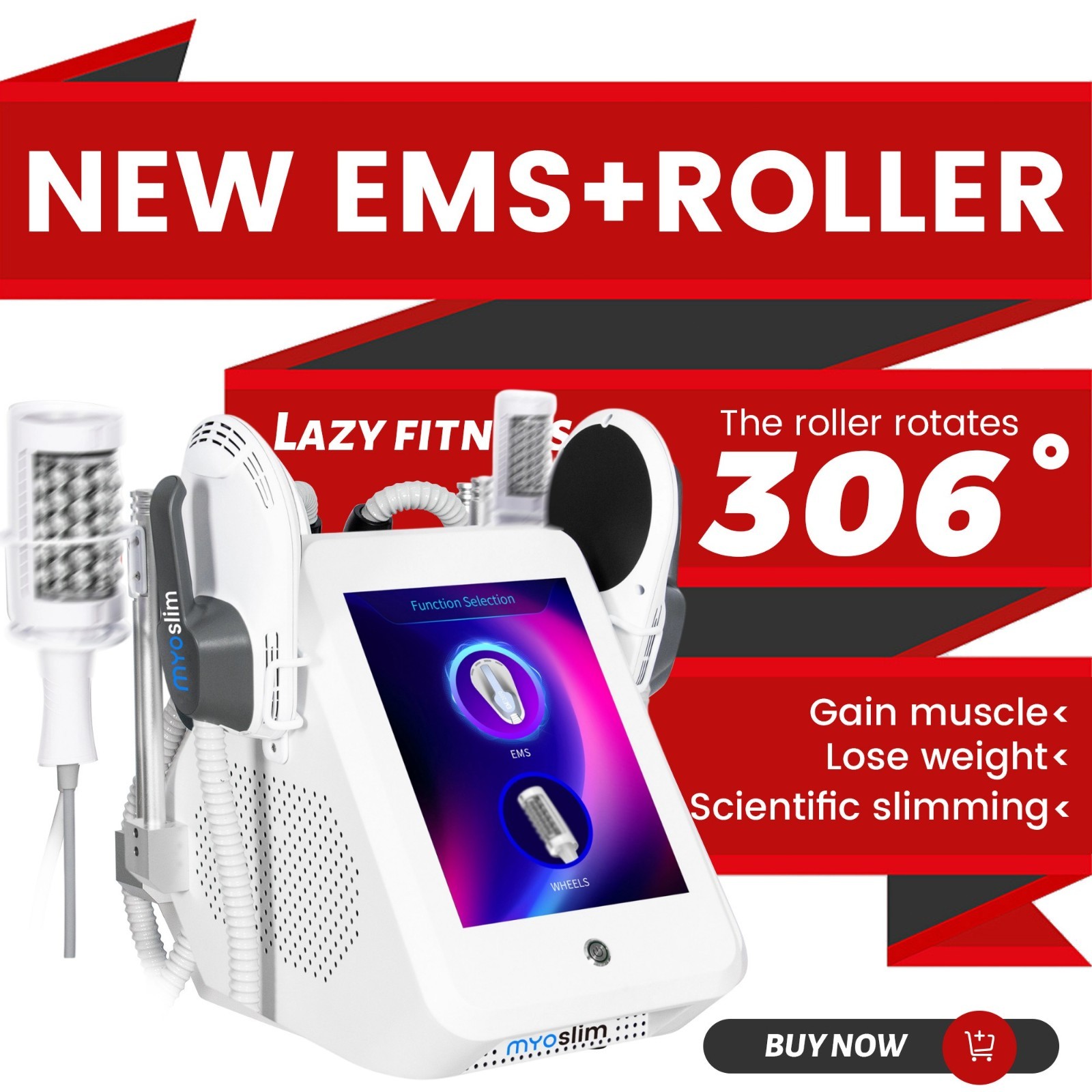 4 in1 Inner Ball Roller Machine Skin Lifting Body Massage Sculpting Muscle Devic