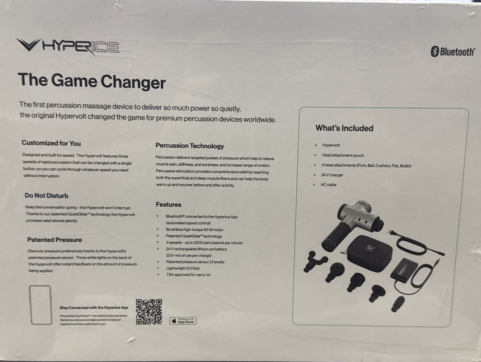 Hyperice Hypervolt Plus Bluetooth Percussion Massage Device The Game Changer New