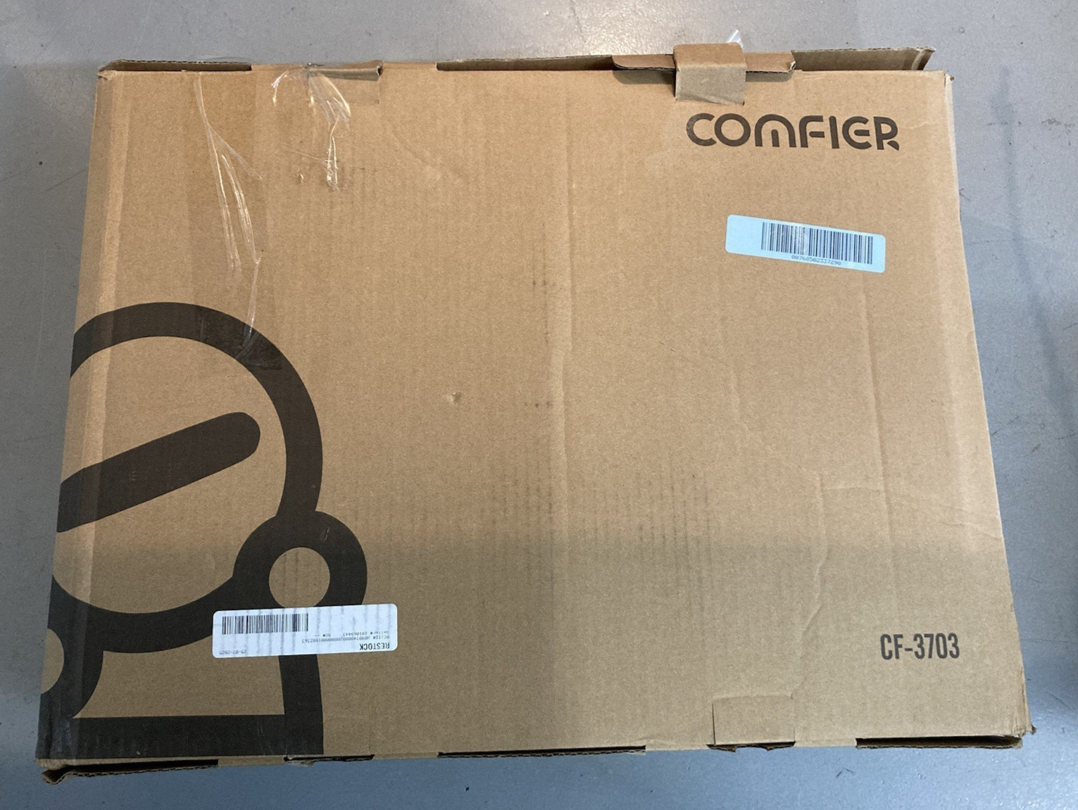 Comfier Back Massager Seat Warmer Cushion with 8 Vibration Motors Model CF-3703