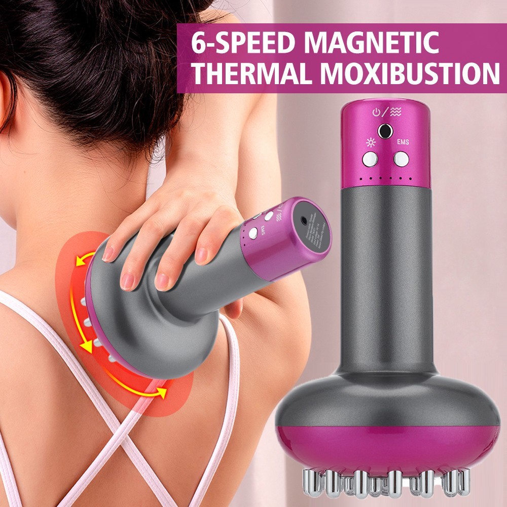 2X Electric Lymphatic Drainage Machine Meridian Massage Brush for Anti-Cellulite