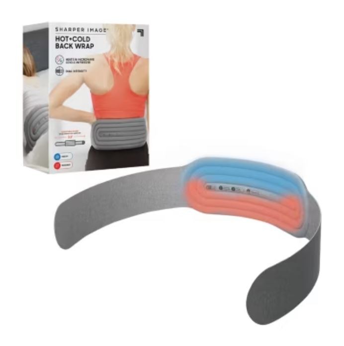 Sharper Image Hot‑Cold Back Wrap – Reusable Pad for Back & Waist Relaxation