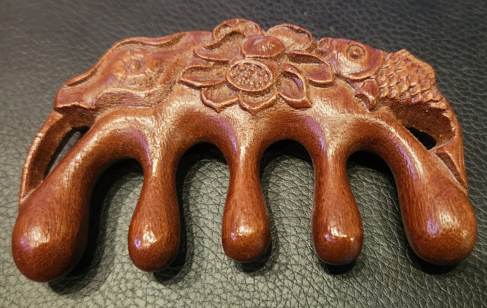 HandMade Wooden Scalp Massage Comb Head Oil Massager Relaxation Therapy Tool