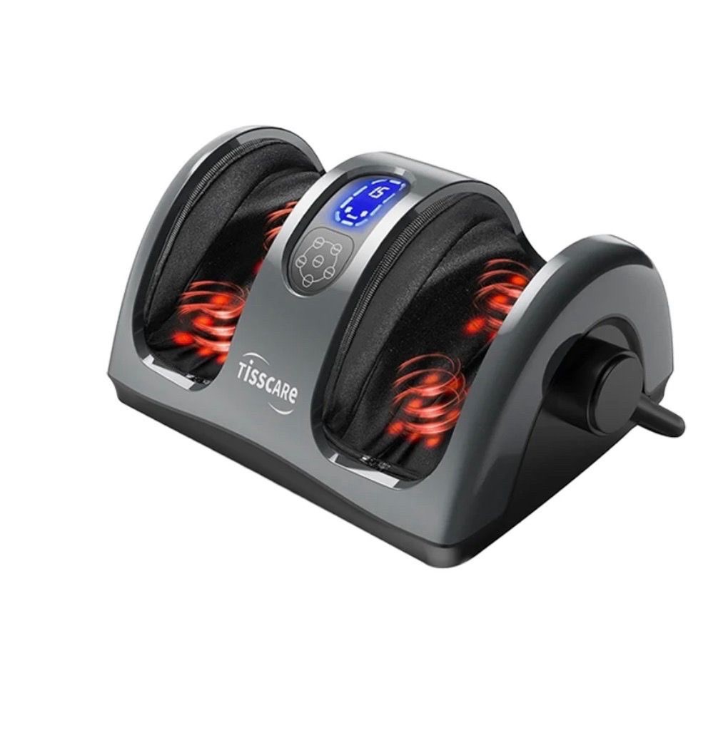 Electric Foot Massager Shiatsu w/ Heat & Remote (TISSCARE)