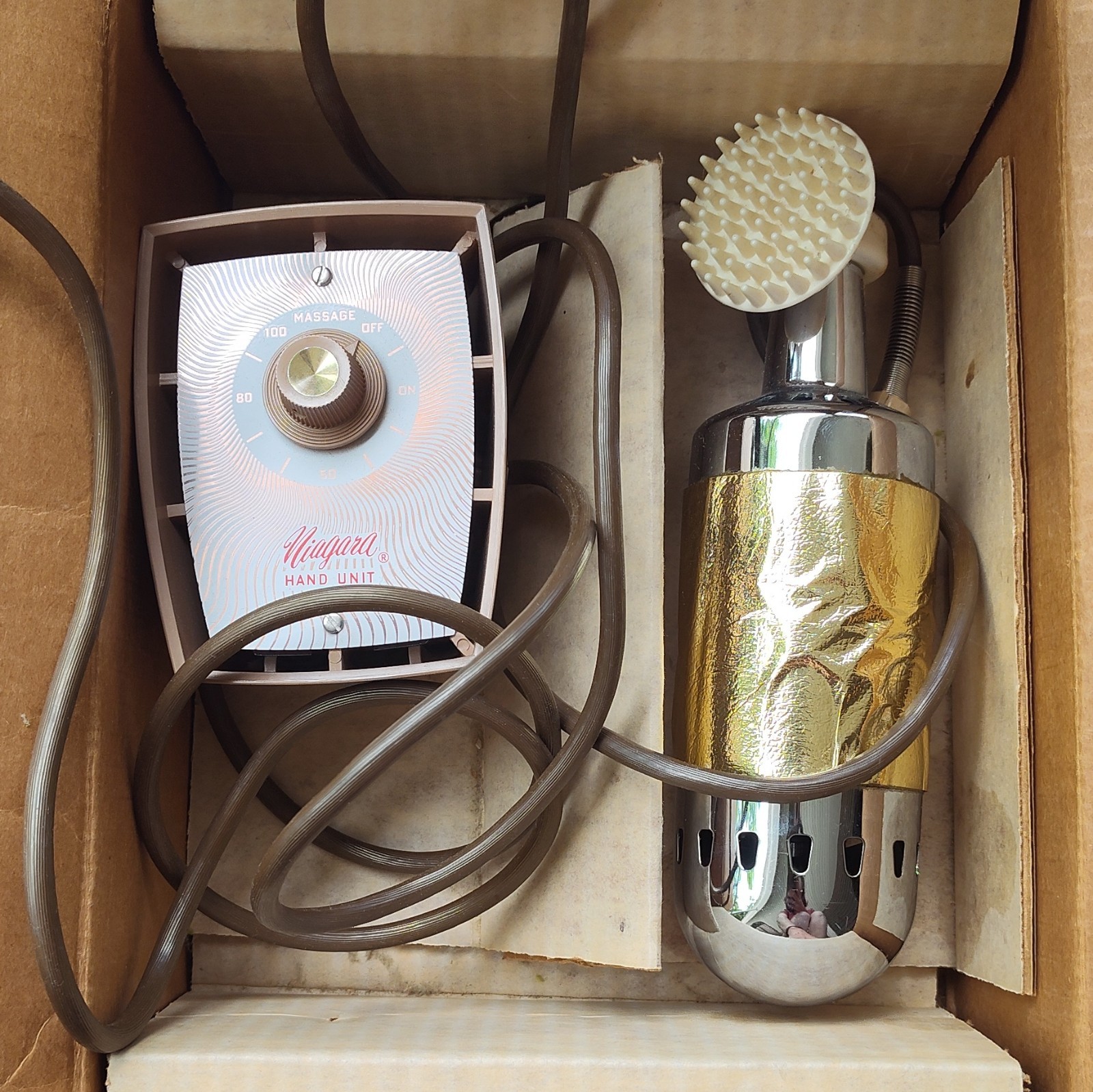 Niagara Hand Unit Model 11 Corded Hand Massager 115V Multispeed UL