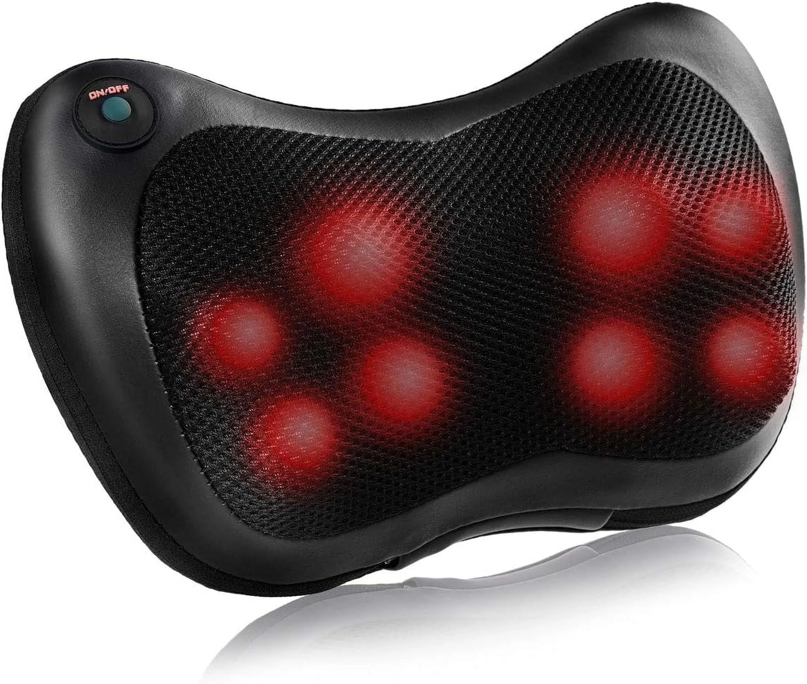 Shiatsu Back and Neck Massager with Heat, Deep Tisctric Massage Pillow for Back,