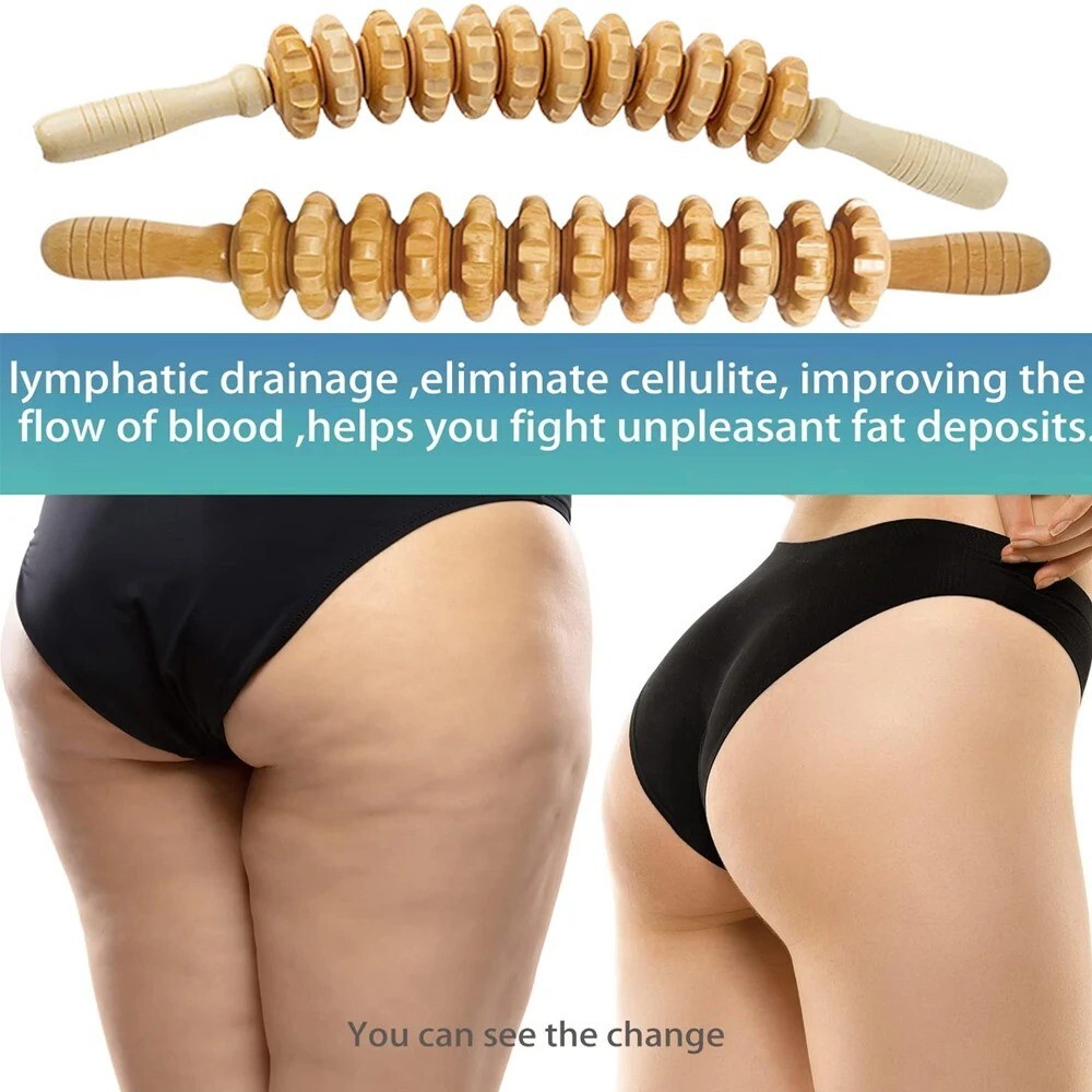 Wood Therapy Massage Tools for Body Shaping,anti Cellulite Lymphatic Drainage