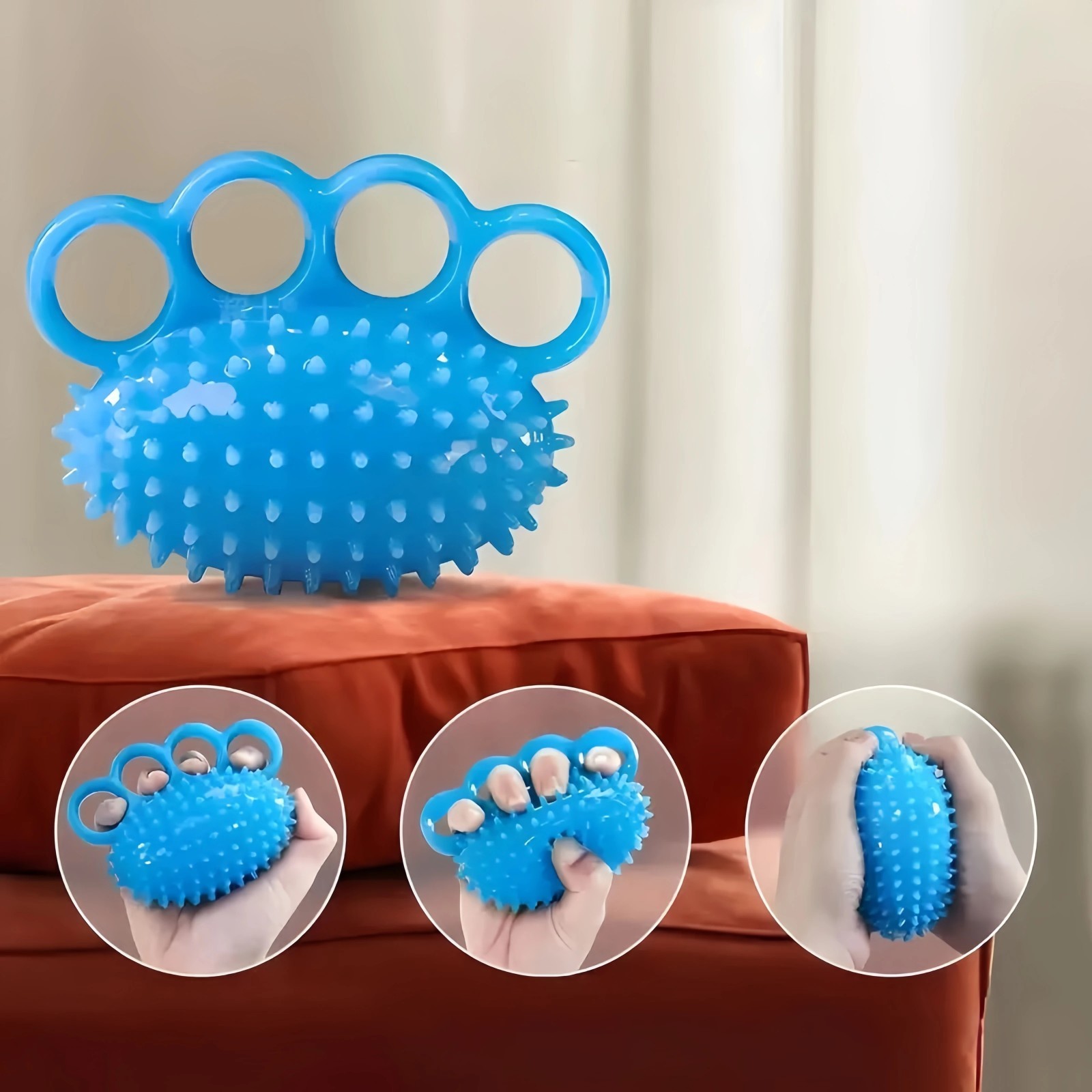 Hand Finger Exerciser Ball Grip Strengthener for Elderly Arthritis Stroke Patien