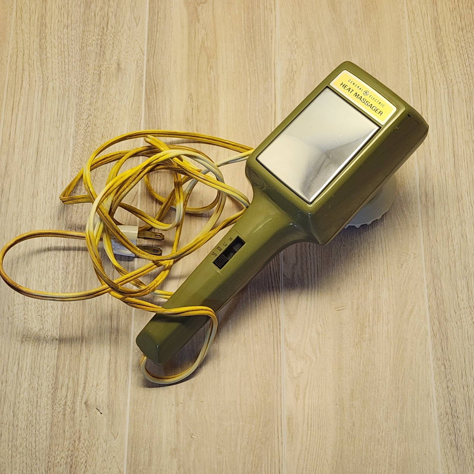 Vintage GE General Electric Heat Massager Model MR-2 2 Speed – Tested & Working!