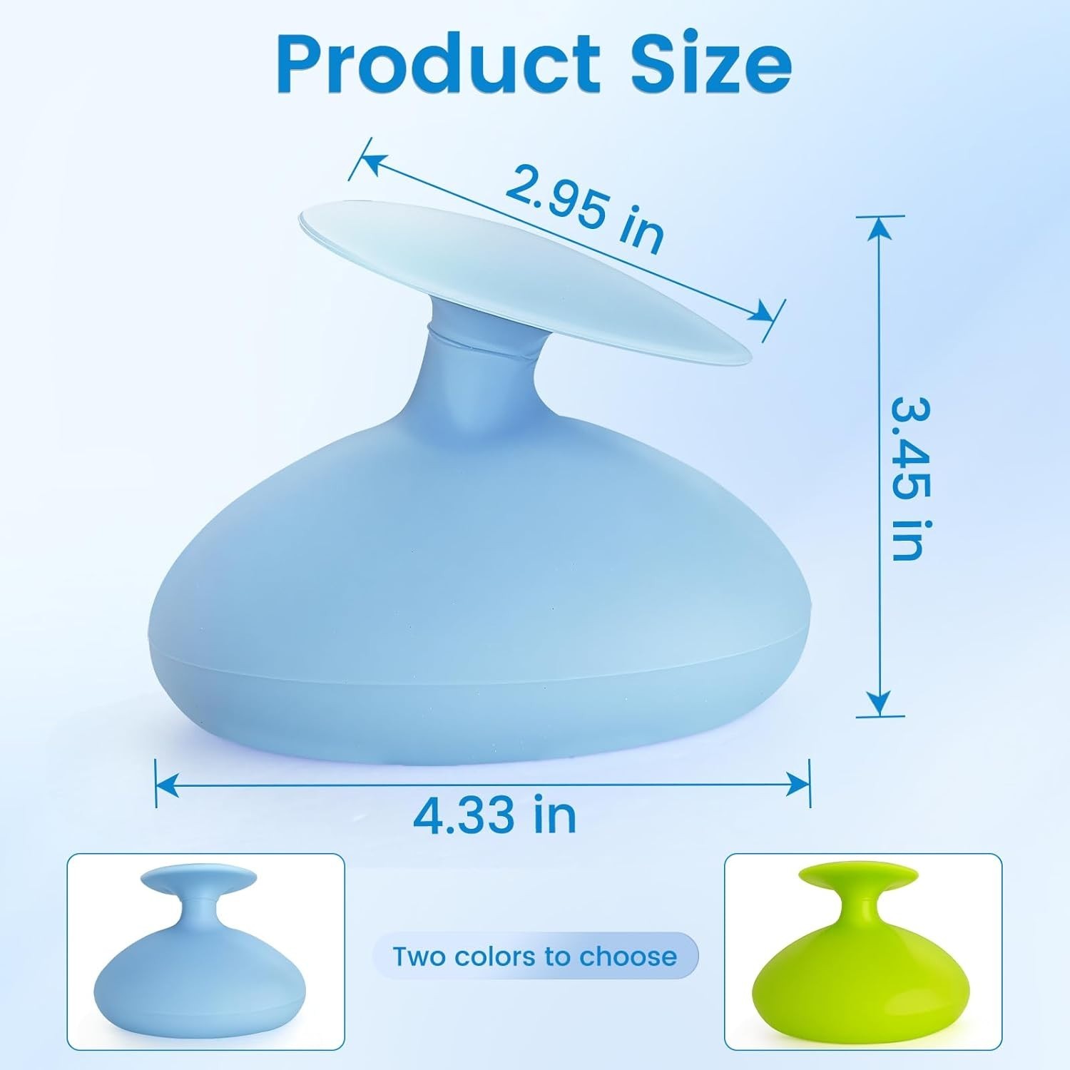 Ergonomic Silicone Percussion Cup for Chest Congestion Relief – 4.3″x3.5″