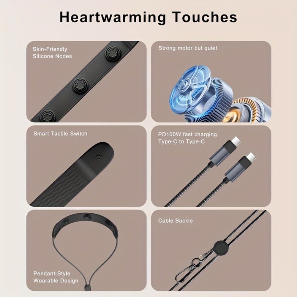 Sleek Relaxing Quick-Charging Durable Smooth Multi-Use USB-C Wire for Massager