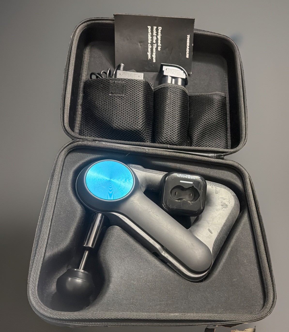 Theragun G3 Pro Handheld Percussive Massage Gun W/ Charger Case & 2 Batteries